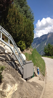 Inclined Lift
Slopelift
Cabin Lifts
Flat-load Lifts
ropeway
Chairlift Europe
Chairlift Spain
Stairlifts
Stairlift
stairlift europe
stairlift spain
stairlifts
wheelchair lift
wheelchair lifts
vertical lifts
lift for disabled person
tramway
cable way
ski lift
Ski lift
chairlift
Inclined elevator
ropeway lift
Material ropeway
elevator